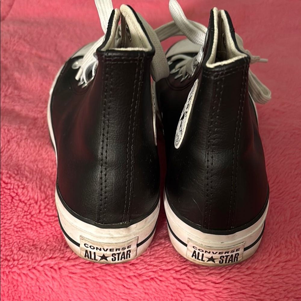 Converse Black and White High-Tops - Picture 4 of 8